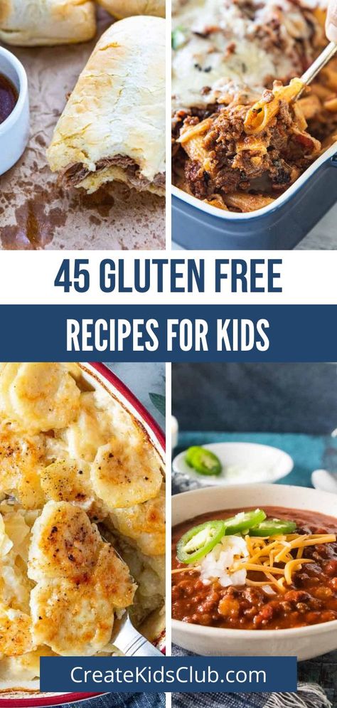 These gluten-free recipes for kids are go-to recipes that kids love. Changing to a gluten-free lifestyle is challenging. Our goal is to make it as easy for your family as possible. Save this list and use it to meal plan for gluten-free meal ideas you don’t have to stress over. Gluten Free Recipes For Kids Dinner, Gluten Free 5 Ingredient Recipes, 5 Ingredient Gluten Free Recipes, Easy Crockpot Recipes Gf Df, Fast And Easy Gluten Free Meals, Quick And Easy Gf Dinner Recipes, Easy Gluten Free For A Crowd, Best Gluten Free Foods, Gluten Free Dinners For Kids