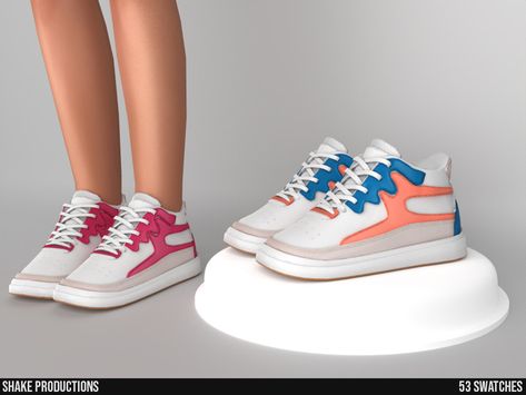 The Sims Resource - Sneakers (Child) - S072315 Toddler Cc Sims 4, Different Color Combinations, Sims 4 Cc Kids Clothing, Cc Shoes, Sims 4 Cc Shoes, Free Sims 4, Sims 4 Children, Sims 4 Teen, Sims 4 Dresses