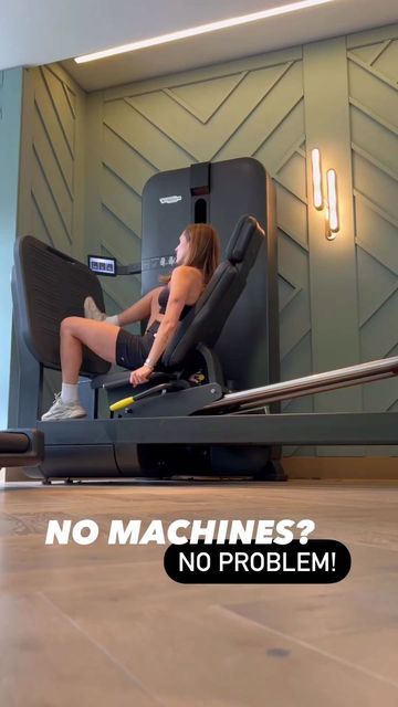 Home Leg Press, Leg Press Alternative, Home Lower Body Workout, Leg Press Workout, Leg Extension, Gym Machines, Leg Extensions, Leg Press, Beginner Workout