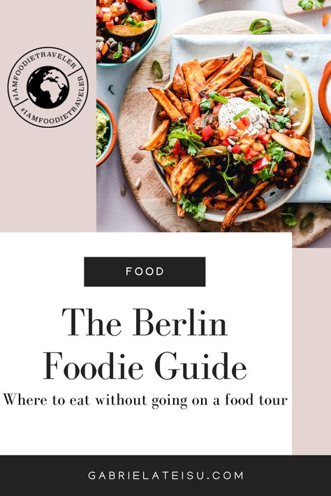 It's so much fun being a foodie in Berlin, but if you want to explore the food scene in Berlin without going on a food tour, here's some great options to start with #berlinfood | foodie guide berlin | berlin for foodies | berlin food market | berlin food spots | berlin food restaurants | berlin food guide | best places to eat in berlin | berlin best places to eat | berlin best food | berlin best restaurants | germany food | berlin germany food cafes | berlin germany food restaurants Berlin Germany Food, Germany Food, Berlin Food, Berlin Berlin, Food Spot, Food Tour, Vegan Restaurants, Best Dishes, Food Market