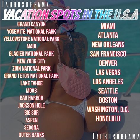 Places To Go For 20th Birthday, Small Vacation Ideas, Places To Go For 21st Birthday Trip, Trips To Take, Baecation Places, Non Passport Vacations, Birthday Trips Ideas, 18th Birthday Trip Ideas, Places To Travel For Birthday