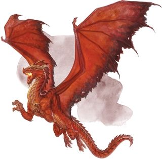 Adult Red Dragon - Monsters - D&D Beyond Dragon Dnd, Chromatic Dragon, Dragon Medieval, Red Dragons, Copper Dragon, Dragon's Lair, Dragon Dies, D D Monsters, Dnd Dragons