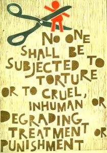 Article 5 - Universal Declaration of Human Rights                                                                        (it was wrong to torture Jesus-wrong to do it to anybody else Human Rights Quotes, Declaration Of Human Rights, Cultural Beliefs, Youth Leader, Amnesty International, Legally Blonde, We Are The World, International Day, United Nations