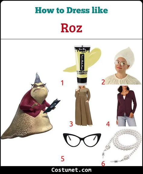 Roz's Costume from Monsters, Inc. for Cosplay & Halloween 2023 Roz From Monsters Inc Costume, Roz Monsters Inc Costume, Diy Monsters Inc Costume Family, Roz Monsters Inc, Monsters Inc Costumes, Monsters Inc Costume Diy, Monsters Inc Roz, Monsters University Costumes, Monsters Inc Halloween Costumes