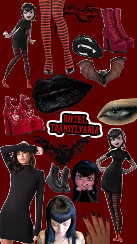 mavis, halloween, outfit, hotel transylvania, tights, costume, dress, shoes, cosplay, vampire, bat Mavis Halloween Costume, Halloween Costume, Halloween