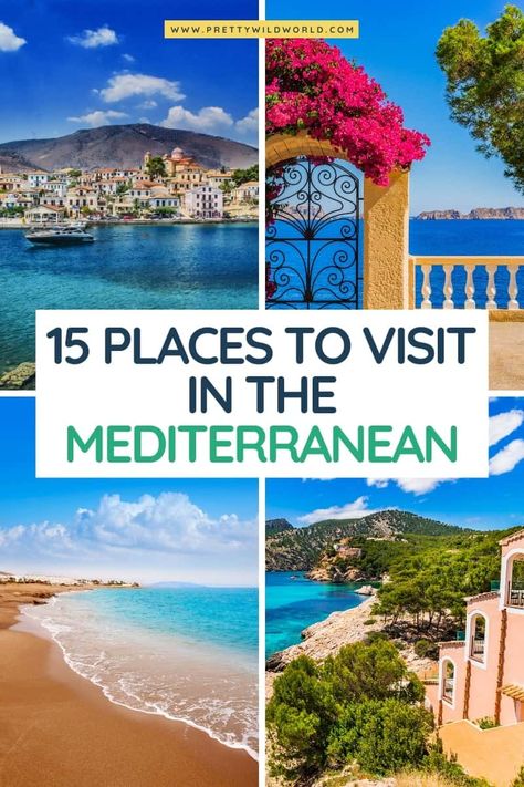 Mediterranean Trip Itinerary, Mediterranean Itinerary, Spain Beaches, Travel Mediterranean, European Trips, Mediterranean Vacation, Vacation Europe, Travel In Europe, Mediterranean Travel