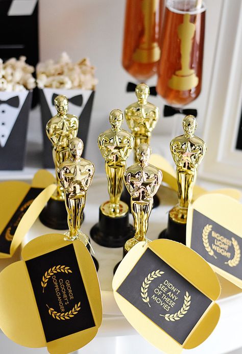 Oscars Award Party - Funny Guest Awards Instant Download Printable Editable PDF Red Carpet, Golden Globes Academy Awards, Statue, 16 designs by EmilyEntertains on Etsy Oscars Award, Red Carpet Theme Party, Oscars Theme Party, Hollywood Birthday Parties, Cinema Party, Academy Awards Party, Red Carpet Theme, Hollywood Birthday, Hollywood Party Theme