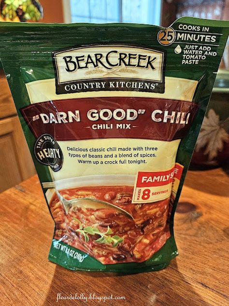 Bear Creek "Darn Good" Chili Bear Creek Soup Recipes, Good Chili Recipe, Bear Creek Soup, Shredded Chicken Chili, Teriyaki Pork, Classic Chili, Buttermilk Cornbread, Best Chili Recipe, Chilli Recipes