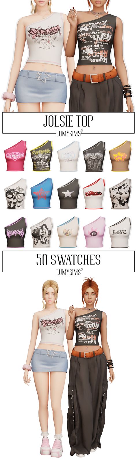 Sims Cc Tank Top, The Sims 4 Cc Tank Top, Sims 4 Cc Y2k Shirts, Tank Tops Sims 4 Cc, Ts4 Cc Tank Top, Sims 4 Cc Maxis Match Clothing Shirt, Y2k Outfits Sims 4, Sims 4 Cc Clothes Female Tops Alpha, Ts4 Cc Shirts