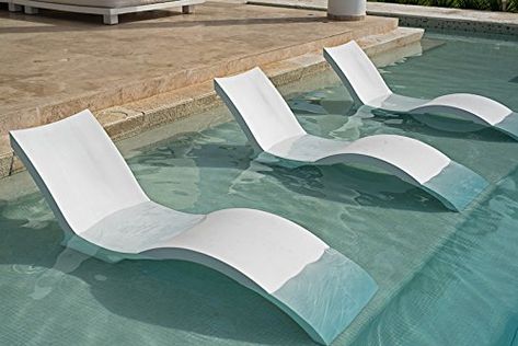 Swimming Pool Trends, Tanning Ledge Pool, Poolside Loungers, Pool Chaise Lounge, Pool Tanning, Ledge Lounger, Pool Chaise, Living Pool, Lounger Chair