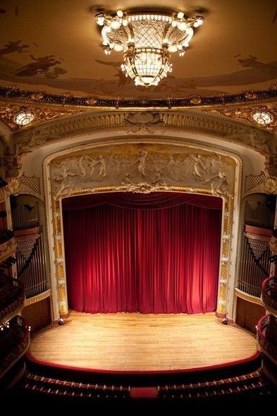 Gothic Theater, Theatre Curtains, Theatre Pictures, Ap Drawing, Theatre Interior, Vintage Theatre, Theatre Stage, Theatre Life, Theatre Design