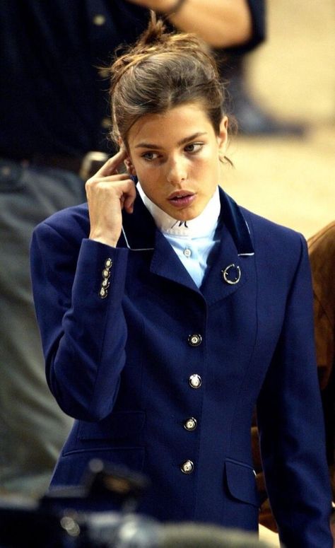 @aluxurylifestyle Princess Charlotte Of Monaco, Pauline Ducruet, Horse Riding Outfit, Princess Caroline Of Monaco, Caroline Of Monaco, Charlotte Casiraghi, Princess Caroline, Princess Grace, Preppy Aesthetic