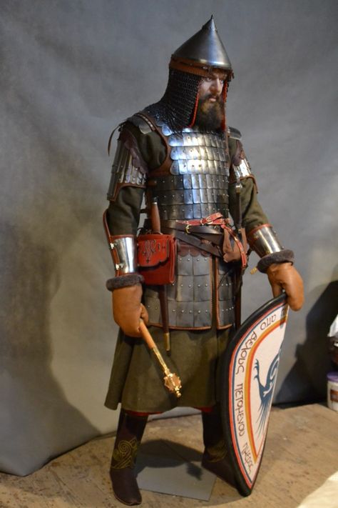 Slavic Armor, Lamellar Armor, Century Armor, Historical Warriors, A Knight's Tale, Historical Armor, Ancient Warfare, Late Middle Ages, Larp Costume