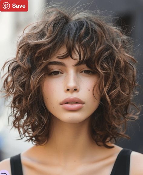 Curly Bob Haircut, Curly Shag Haircut, Spring Haircuts, Hairstyle Ideas Easy, Natural Curly Hair Cuts, Bob Haircut Curly, Short Curly Haircuts, Haircut Designs, Haircuts For Curly Hair