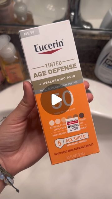 Kendall on Instagram: "A few years ago, I was talking to a friend (while getting ready together in her bathroom) about how I wanted to wear face sunscreen to protect my skin from fine lines and sun damage, but I just couldn’t because my face always breaks out and every face sunscreen is just way too oily. She then handed me a face sunscreen by Eucerin and said, “Try this.” I was so hesitant because you don’t understand. Every. Single. Face sunscreen. Left me with CYSTIC pimples when I tried to use it. I was scared, but I trusted her. So, I tried it out, expecting to break out the next day, but I didn’t. I immediately purchased the same face sunscreen and started using it daily and haven’t looked back since. 

I was recently shopping at CVS when I saw a promo for Eucerin’s NEW tinted face s Getting Ready Together, Cystic Pimple, Her Bathroom, Sunscreen Lotion, Face Sunscreen, Sun Damage, Break Out, My Skin, I Am Scared