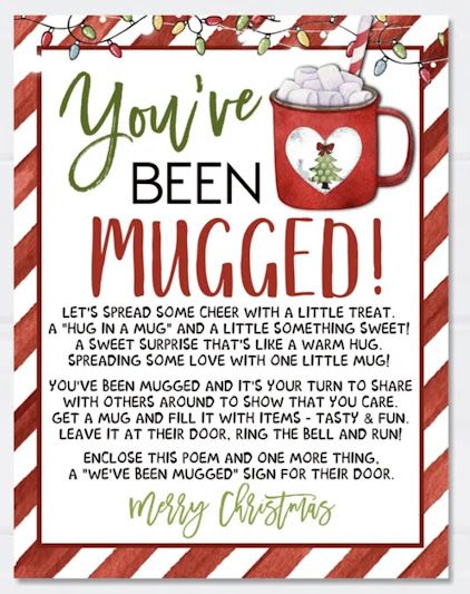 2340 West Newton: You've been Mugged!! You've Been Jingled, You've Been Mugged, You've Been Elfed, Christmas Gift Exchange Games, Gift Exchange Games, Holiday Car, Christmas Gift Exchange, Christmas Food Gifts, Halloween Time