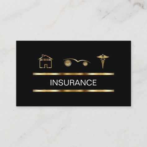 Life Insurance Agent, Visiting Card Design, Black Business Card, Insurance Agent, Business Insurance, Black Business, Visiting Cards, Professional Business Cards, Life Insurance