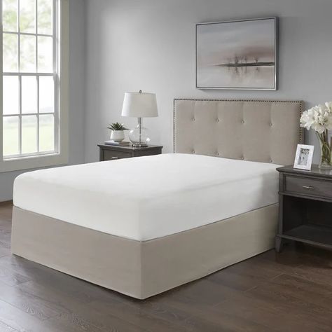 Simple Fit Wrap Around Adjustable Bedskirt Khaki Bedding, Bed Wrap, Solid Bed, Adjustable Bed, Simple Fits, Bed Skirt, The Madison, Madison Park, Bedding Stores