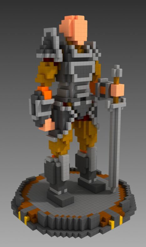 Voxel Character, Minecraft Statues, Minecraft Decoration, Rumah Minecraft Sederhana, Voxel Art, Minecraft Structures, Bangunan Minecraft, Diy Minecraft, Minecraft Anime