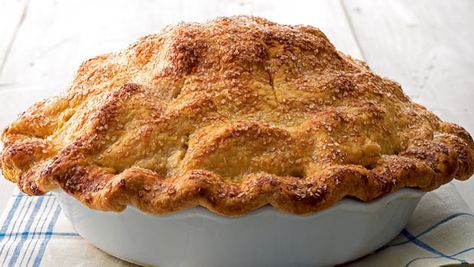 Golden brown, perfectly flaky, double-crust apple pie. Martha Stewart Apple Pie Recipe Martha Stewart, Mile High Apple Pie Recipe, Martha Stewart Apple Pie, Mile High Apple Pie, Perfect Apple Pie, Martha Stewart Recipes, Apple Pie Recipe, Kinds Of Desserts, Apple Pie Recipes