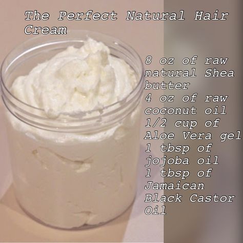 Natural Hair Cream, Hair Practice, Shea Butter Recipes, Best Natural Hair Products, Whipped Shea Butter, Hair Care Recipes, Homemade Hair Products, Anti Aging Face Cream, Diy Hair Care