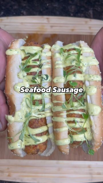 The Bléu Kitchen on Instagram Fish Sausage Recipe, Seafood Sausage Recipe, Seafood Sausage, Sausage Recipe, Drinks Recipes, Sausage Recipes, Sausages, Seafood Dishes, Fish And Seafood