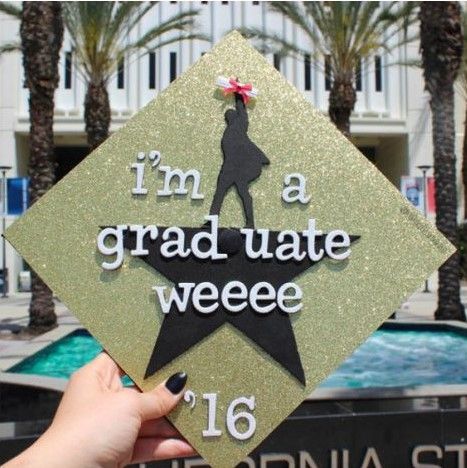 Grad Hats, Funny Graduation Caps, Son Birthday Quotes, College Grad Cap Ideas, Graduation Cap Decoration Diy, Hamilton Jokes, High School Graduation Cap, College Graduation Cap Decoration, Grad Hat