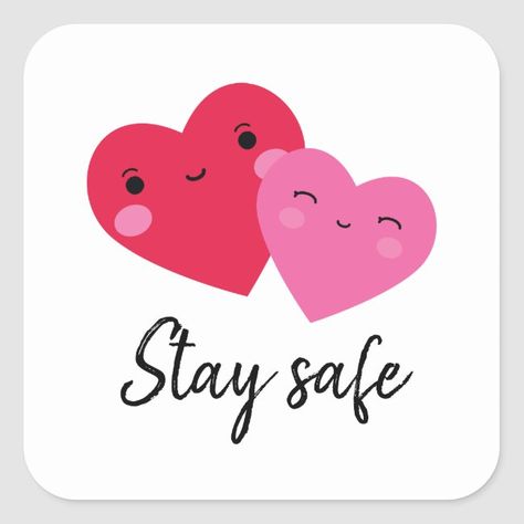 Stay Safe Quotes, Safe Quotes, Home Stay, Snoopy Love, Personalized Stickers, Heart Stickers, Stay Home, Sticker Collection, Christmas Card Holders