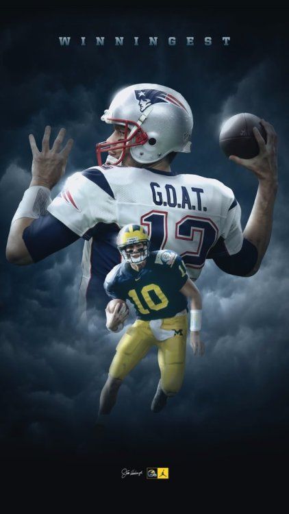 Tom Brady Wallpaper, Tom Brady Michigan, New England Patriots Wallpaper, Tom Brady Patriots, Michigan Go Blue, Nfl Football 49ers, Buccaneers Football, Nfl Football Art, Michigan Wolverines Football