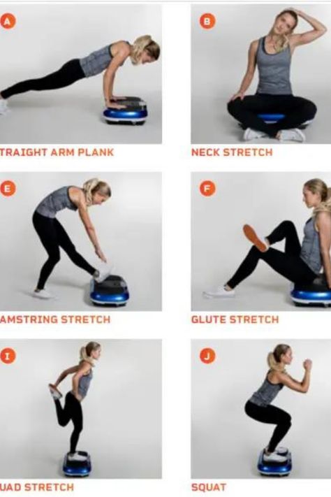 Vibration Therapy Vibration Plate Before And After, Abc Workout, Vibration Plate Exercises, Whole Body Vibration, Vibration Plate, Whole Body Workouts, Workout Posters, Calf Muscles, Training Equipment