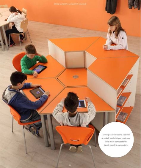 School Furniture Design, Childrens Furniture Design, Steam Classroom, Kindergarten Interior, Classroom Interior, School Building Design, Steam Learning, School Hallways, Kindergarten Design