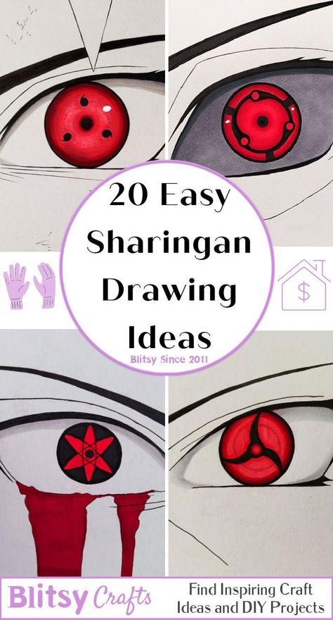 20 Easy Sharingan Drawing Ideas - How to Draw How To Draw Sharingan, Easy Drawings Sketches Anime, Itachi Drawing Easy, Sharingan Drawing, Itachi Drawing, Sasuke Drawing, Iron Man Drawing, Sketch Outline, Step By Step Sketches