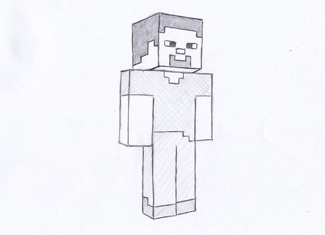 Minecraft is my favorite game and to play it ps3 or PC is what i play it on Draw Minecraft, Pencil Sketches Easy, Minecraft Coloring Pages, Minecraft Drawings, Minecraft Steve, Minecraft Pictures, Cartoon Drawing Tutorial, Minecraft Characters, Oil Pastel Drawings