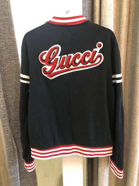 Gucci Varsity Jacket, Gucci Top, Varsity Jacket Men, Gucci Gucci, Men's Tops, Gucci Men, Track Jacket, Track Jackets, Varsity Jacket