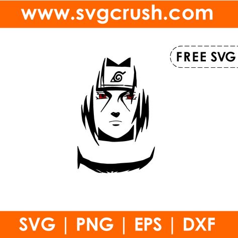 SVGCrush - Free SVG Cut Files Free Anime Svg Files For Cricut, Anime Svg Free Files For Cricut, Anime Cricut Ideas, Naruto Itachi Uchiha, Svg Anime, Naruto Itachi, Anime Svg, Cricut Svg Files Free, Christmas Trees For Kids