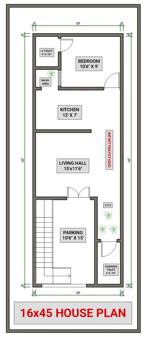 ✅✅✅✅DOWNLOAD PLAN PDF FORMAT 🆑🆑🆑CLICK READ IT OR VISIT TO DOWNLOAD #infintyraystudioplans #pinterest #floorplans #16x45plan #16x45floorplan #16x45houseplan #16x45homeplans #16x45floorplans #infintyraystudio 16 By 40 Floor Plans, 16×50 House Plan, Rectangle House Plans, Industrial House Plans, Rectangle House, Urban House, 2bhk House Plan, Little House Plans, House Balcony