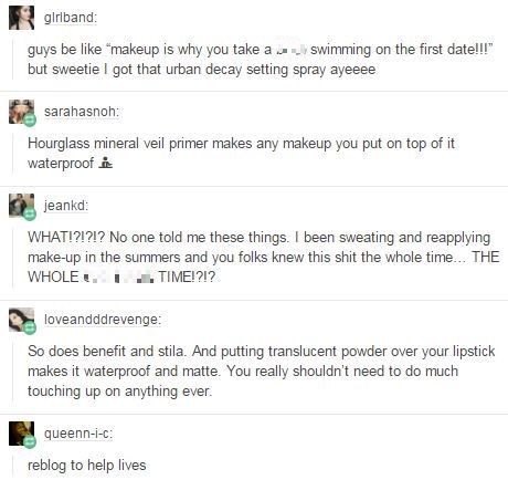 Makeup Waterproof, The More You Know, Guys Be Like, Useful Life Hacks, Life Advice, Things To Know, Makeup Inspo, Skin Makeup, Makeup Yourself