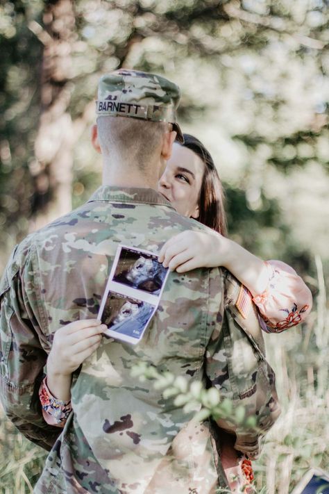 Military baby announcement. Jenna Davis Photography Army Baby Announcement, Military Maternity Pictures, Military Pregnancy Announcement, Military Baby Announcement, Military Maternity Photos, Military Pregnancy, Air Force Baby, I Dont Want Kids, Jenna Davis