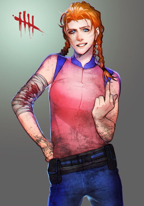 Dbd Drawings, Meg Thomas Dbd, Meg Thomas, Horror Video Games, Dead By Daylight, The Evil Within, Adventure Time Anime, Halloween 2018, Cultura Pop