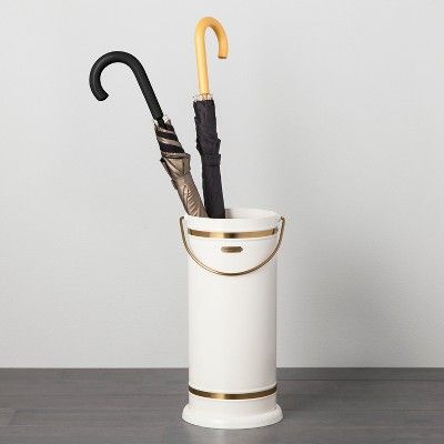 Umbrella stands complete your decor! Umbrella Stand - Cream - Hearth & Hand™ With Magnolia : Target Umbrella Holder Entryway, Cheap Wedding Decor, Hearth & Hand With Magnolia, Large Storage Baskets, Target Home Decor, Wardrobe Furniture, Umbrella Holder, Chip And Joanna Gaines, Small Bedroom Decor