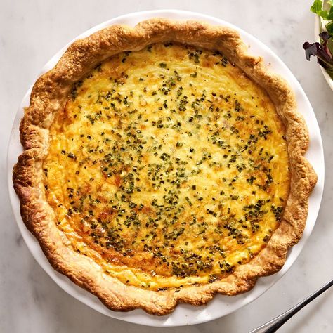 Quiche Perfect Quiche Recipe, Cheese Quiche Recipe, Ham And Cheese Quiche, Buttery Pie Crust, Easter Lunch, Professional Cooking, Cheese Quiche, Quiche Recipe, How To Cook Ham