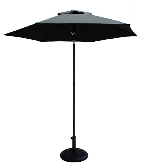 Shop4Omni Patio Shade Umbrella with Tilt Black ** For more information, visit image link. (This is an affiliate link) #PatioFurnitureDIY Black Patio, Shade Umbrellas, Patio Shade, Diy Patio Furniture, Lawn Garden, Patio Umbrella, More Information, Lawn, Umbrella