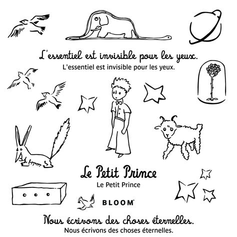 Le Petit Prince Tattoo, Prince Drawing, Little Prince Tattoo, Little Prince Quotes, Prince Tattoos, Tattoo Project, Dream Tattoos, Little Prince, The Little Prince