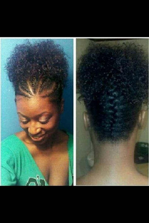 Natural updo Reverse French Braid, Pool Natural, Natural Hairstyle Ideas, Black Natural Hair, French Braid Updo, Reverse French, Natural Updo, Flat Twists, Braid Updo