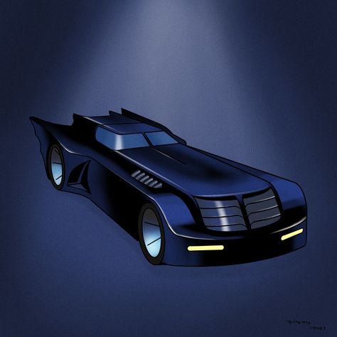 Batmobile Animated Series, Batman Movie Posters, Notes On Instagram, The Batmobile, Batman 2, Caped Crusader, Dc Art, Instagram Cool, Batman The Animated Series