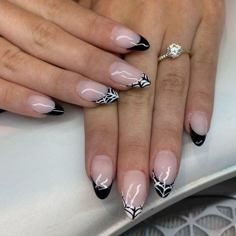 🕸️🖤 • • gorgeous 5 week growth + soak off and fresh set! • • #nails #boltonnailtech #caledon #nailart #naildesign #fallnails #bramptonnailtech #caledonnailtech #nailsoftheday #polygelnails #gtanailtech #polygel #polygelnailtech Set Nails, Polygel Nails, Nail Tech, Nail Inspo, Nail Designs, Nail Art, Nails, Nail Arts