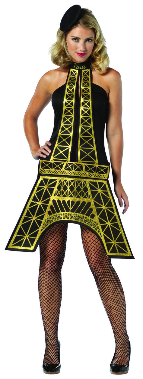 Sexy Eiffel Tower Dress French Costume French Costumes - Mr. Costumes French Fancy Dress, French Costume, Paris Theme Party, French Outfit, Funny Costumes, Halloween Fancy Dress, Halloween Party Costumes, The Eiffel Tower, Fancy Dress Costumes