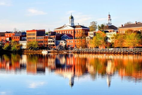 Exeter | Amtrak Downeaster Exeter New Hampshire, Town Aesthetic, Gorgeous Apartment, Ocean Springs, Best Places To Live, Exeter, Beautiful Buildings, Lake Michigan, West Virginia