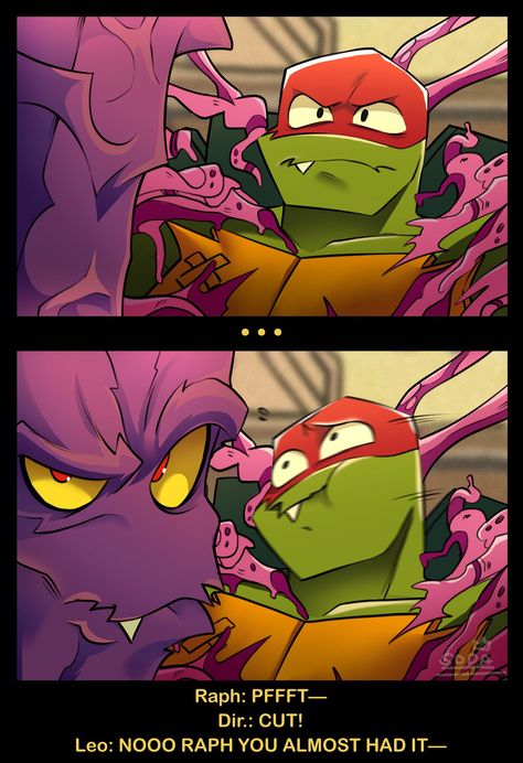 Tmnt Actor Au, Rottmnt Krangified, Rottmnt Raph Cute, Krangified Rottmnt, Rottmnt Fanart Funny, Rottmnt Actor Au, Cute Rottmnt Fanart, Rottmnt Twitter, Actor Au