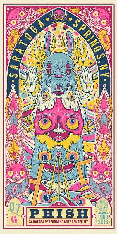 Phish Posters, Psychadelic Art, Surfboard Art, Illustrator Art, Illustration Photo, 8 Bits, Phish, Arte Inspo, Trippy Art